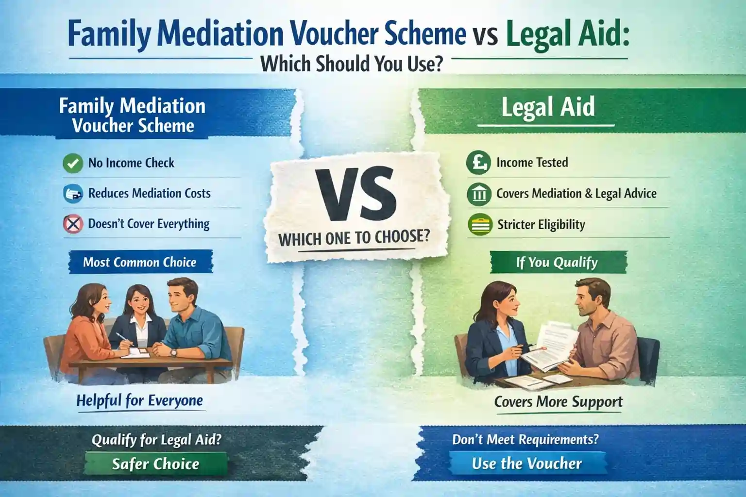 Family Mediation Voucher Scheme vs Legal Aid: Which Should You Use Darlington?
